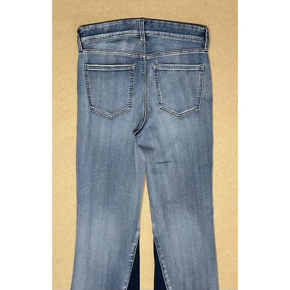 Liverpool Women Size 28 Jeans GiaGlider Crop Pull-On Fray Hem Stretch Alverston - Picture 14 of 14